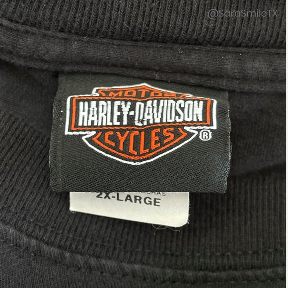 {HARLEY DAVIDSON} Mens Red River Texas T-Shirt - Picture 6 of 7